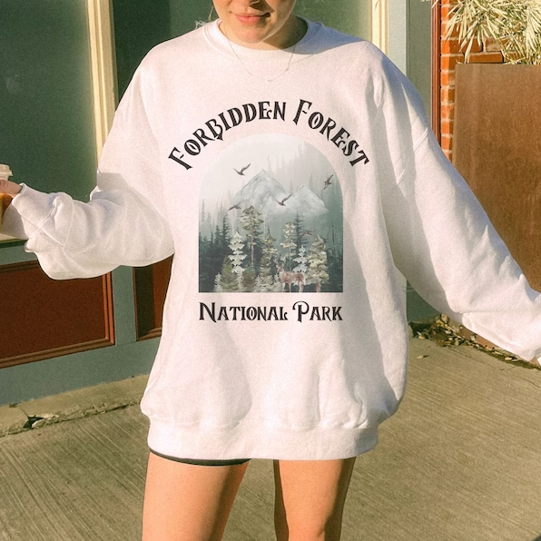 Forbidden Forest Wizard Sweatshirt National Park Shirt