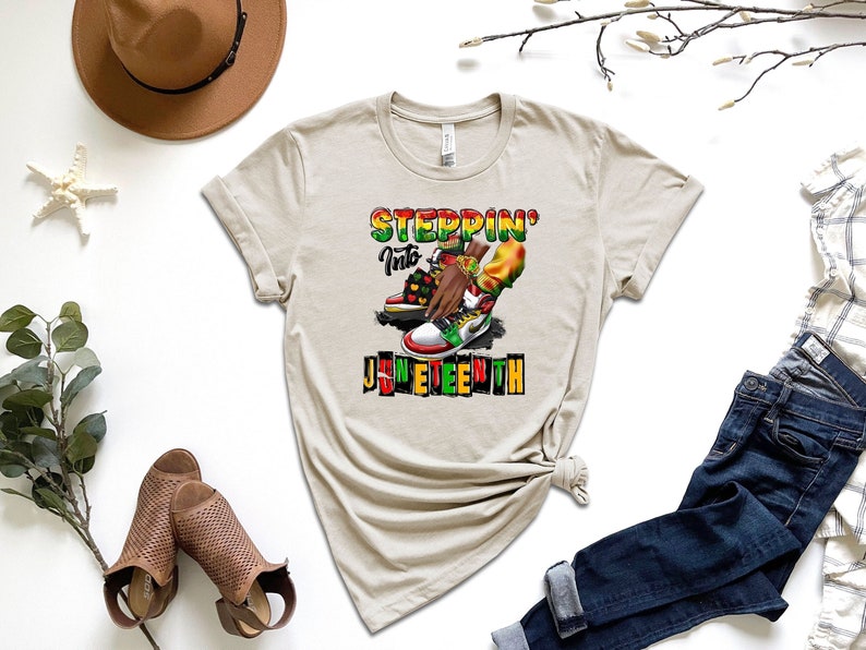 Steppin' Into Juneteenth T-shirt