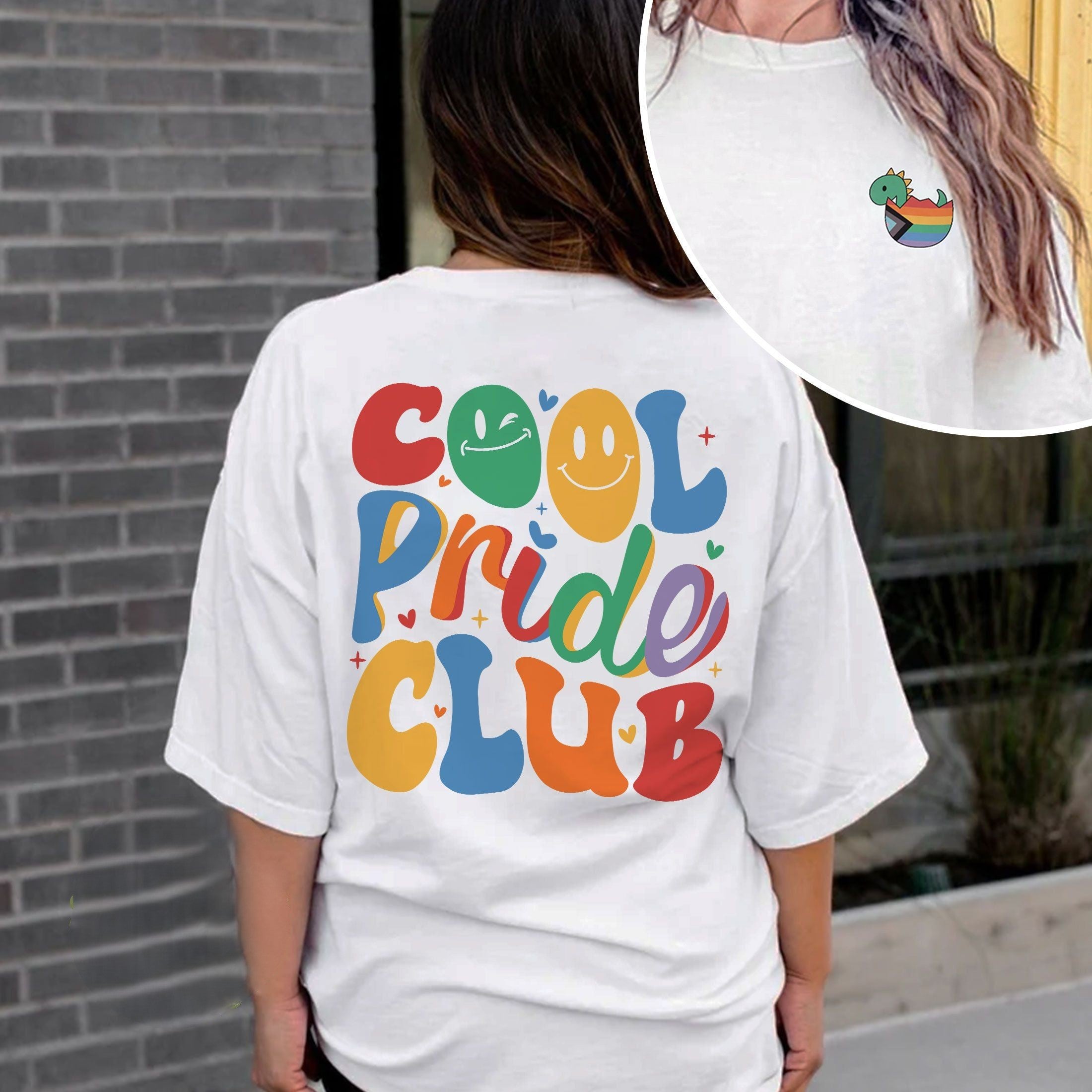 Cool Pride Club Print T-shirt