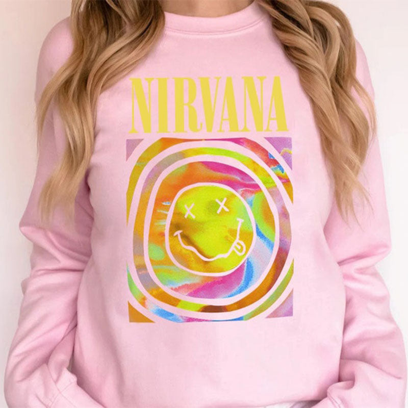 Smile Face Crewneck Sweatshirt