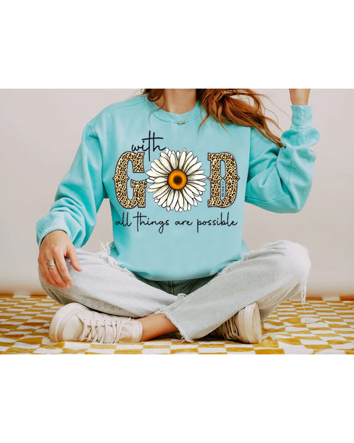 Daisy Design Sweatshirt