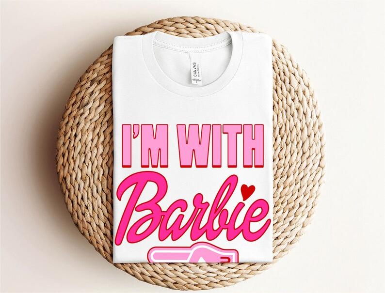 I Am With Barbie T-shirt