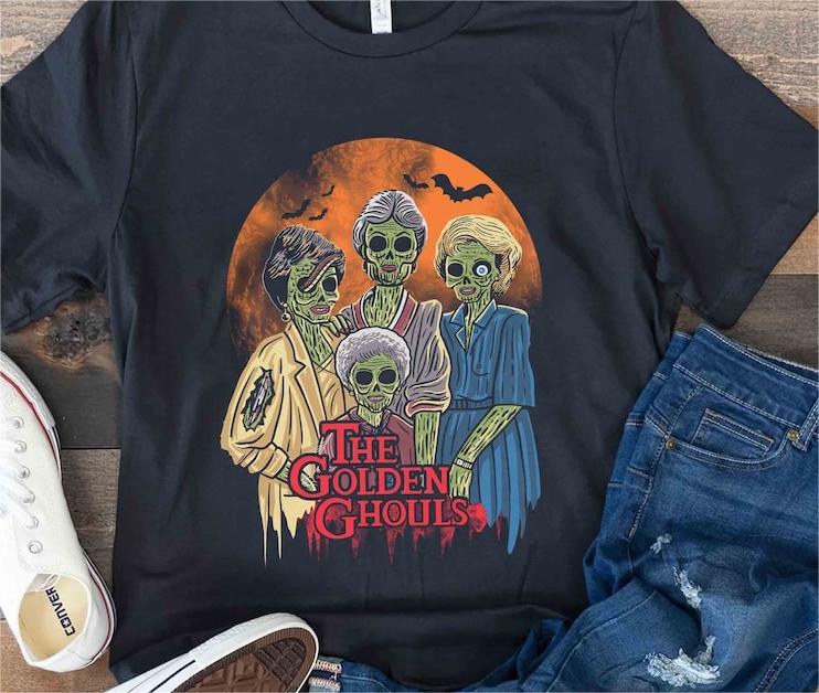 Halloween The Golden Ghouls T-shirt