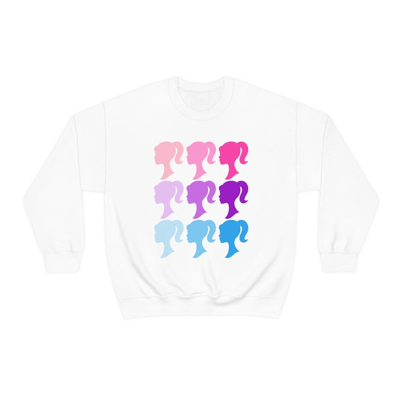 Rainbow Doll Casual Sweatshirt