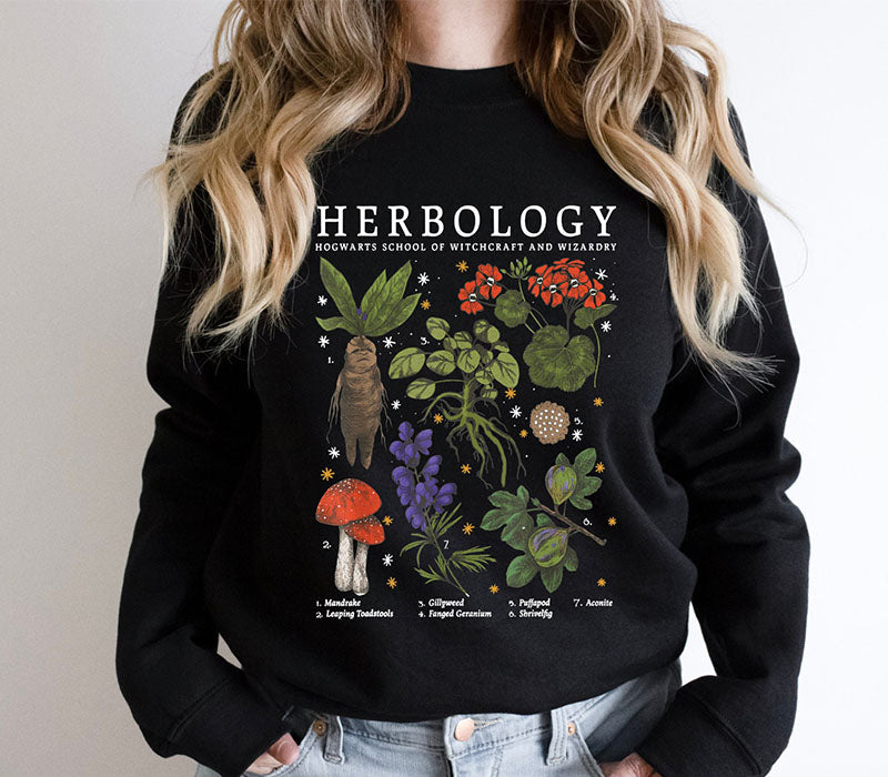 Herbology Plants Sweatshirt