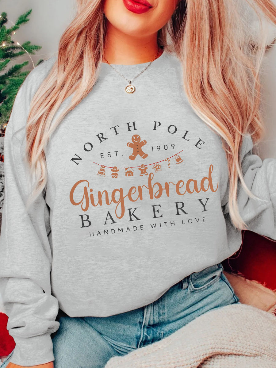 Gingerbread Bakery Christmas Sweatshirt