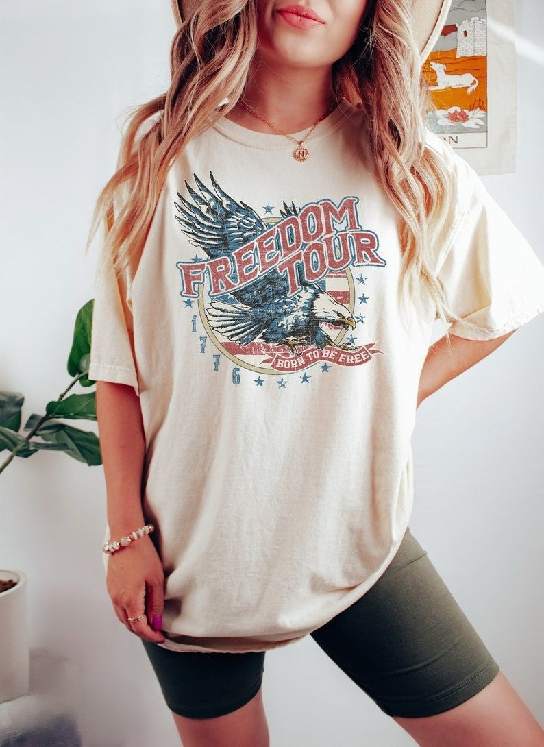 Independence Day Freedom Tour Print T-shirt