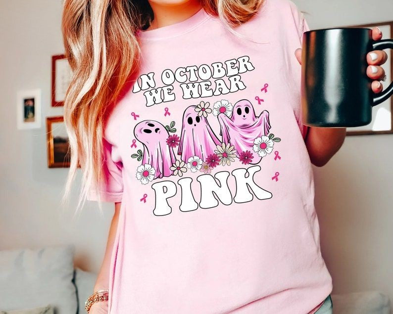 Cute Boo Breast Cancer T-shirt