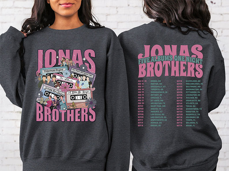 Jonas Concert Double Sided Print Sweatshirt