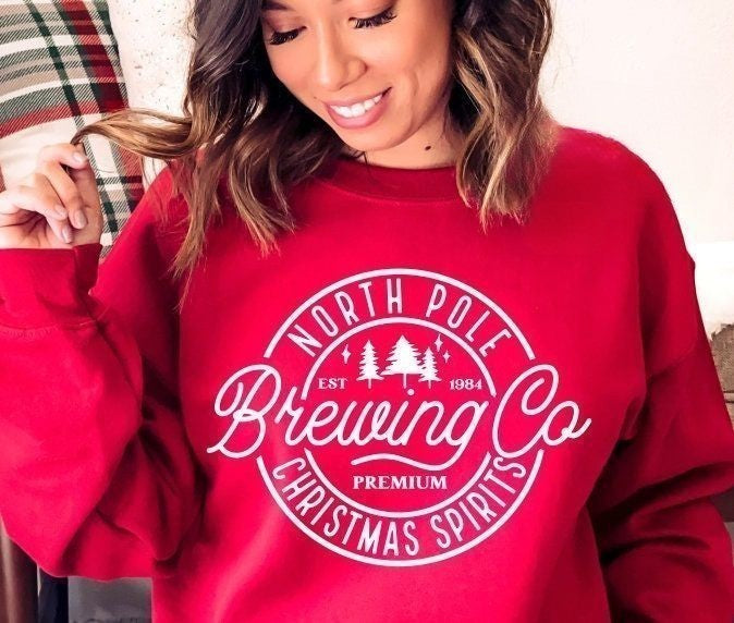North Pole Brewing Co Merry Christmas Sweatshirt