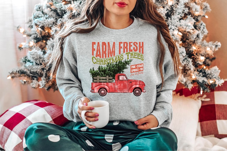 Farm Fresh Christmas Sweatshirt