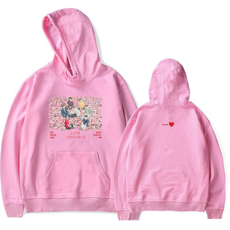 BTS Kpop Bangtan Boys Print Hoodie