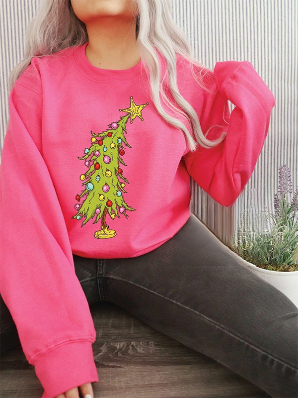 Trendy Christmas Tree Sweatshirt