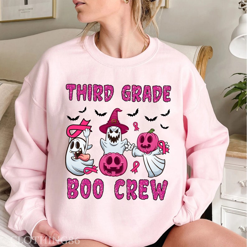 Third Grade Boo Crew Sweatshirt