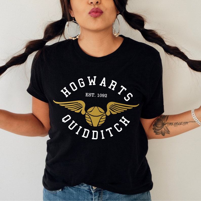 HP Inspired Golden Snitch Graphic T-shirt