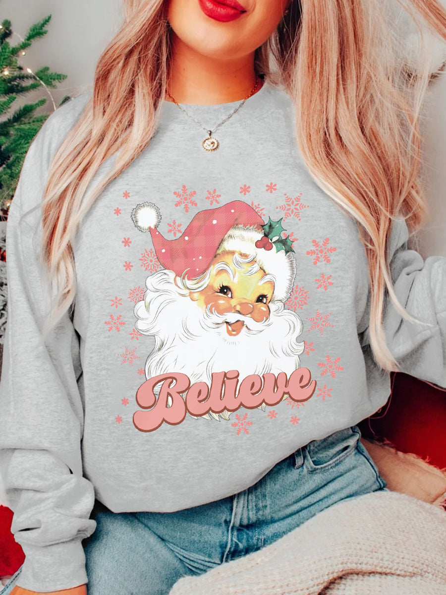 Retro Santa Christmas Sweatshirt